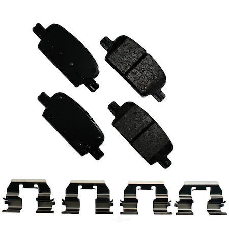 Akebono Proact Akebono ACT1921 ProACT Ultra Premium Ceramic Pads ACT1921